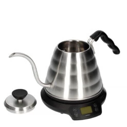 Hario V60 Buono Power Kettle -Ausgewählte Geschäfte Für Kaffeebedarf 101900 101900 hario wasserkocher mit temperaturanzeige 08lneu 2 zubehoer