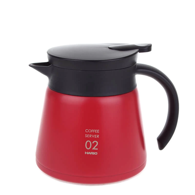 Hario V60 Isolierkanne 600 Größe 02 Rot 3 Hario V60 Isolierkanne 600 Größe 02 Rot