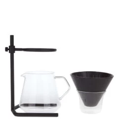 Kinto Handfilter Kaffee Set Schwarz 4 Tassen -Ausgewählte Geschäfte Für Kaffeebedarf 102897 102897 kinto handfilter set schwarz 4 tassen bild2