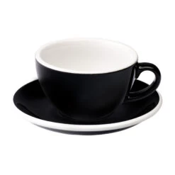 Cappuccinotasse Egg Black