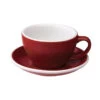 Milchkaffeetasse Egg Red