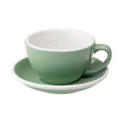 Milchkaffeetasse Egg Mint