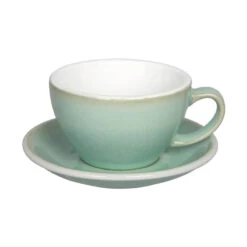 Milchkaffeetasse Egg Basil