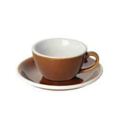 Flat-White-Tasse Egg Caramel