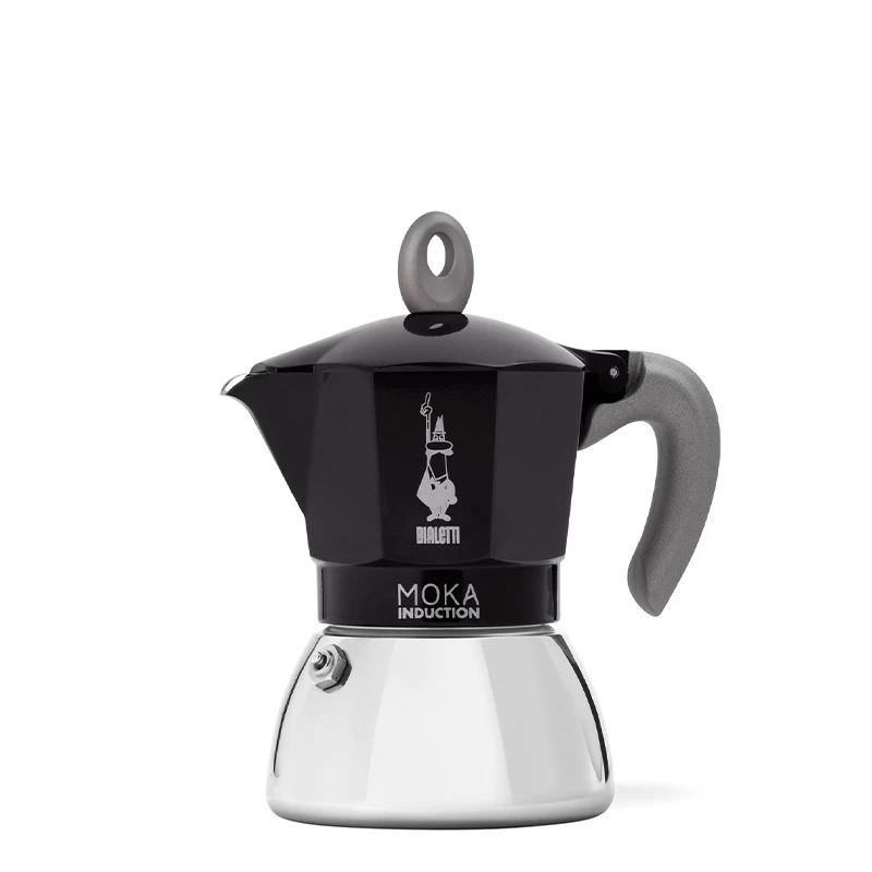 Bialetti New Moka Induction 6 Tassen Schwarz 3 Bialetti New Moka Induction 6 Tassen Schwarz