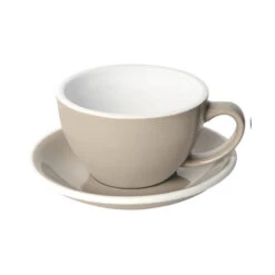 Milchkaffeetasse 300ml Taupe