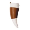 Goat Mug Echtes Leder Braun 470 Ml -Ausgewählte Geschäfte Für Kaffeebedarf 105122 105122 goat story goat mug 470 ml echtes leder braun 800x800