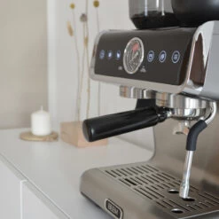 Espresso Grind Profession Edelstahl Schwarz -Ausgewählte Geschäfte Für Kaffeebedarf 105202 105202 beem espresso grind profession edelstahl gezoomt