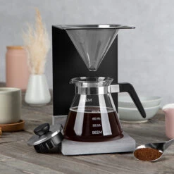 Kaffeebereiter Set Pour Over Beton -Ausgewählte Geschäfte Für Kaffeebedarf 105207 105207 beem kaffeebereiter set pour over beton moodkueche