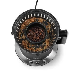 Roast Perfect Kaffeeröster Edelstahl Schwarz -Ausgewählte Geschäfte Für Kaffeebedarf 105215 105215 beem roast perfect kaffeeroster edelstahl schwarz innen1jpg