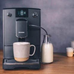 NICR 690 CafeRomatica 8 NICR 690 CafeRomatica -Ausgewählte Geschäfte Für Kaffeebedarf 105382 105382 nivona caferomatica nicr 690 matt schwarz chrom 3