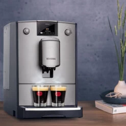 NICR 695 CafeRomatica -Ausgewählte Geschäfte Für Kaffeebedarf 105383 105383 nivona caferomatica nicr 695 titan chrom 3