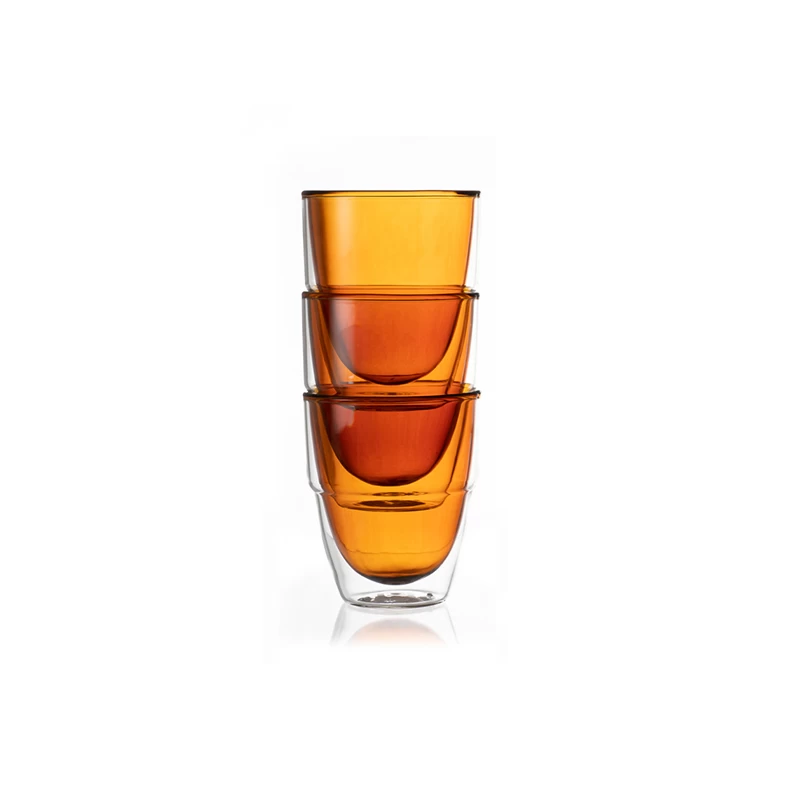 Stack Thermo Glass 200 Ml Semi-Amber 4 Stack Thermo Glass 200 Ml Semi-Amber – Bild 2
