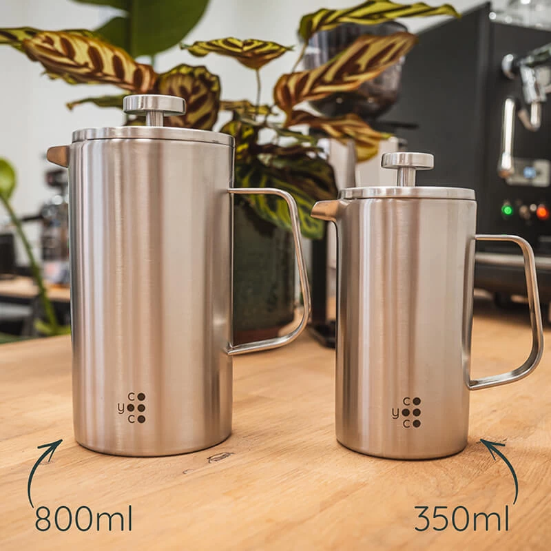 Frenchpress 350 Ml Edelstahl Gebürstet 5 Frenchpress 350 Ml Edelstahl Gebürstet – Bild 3