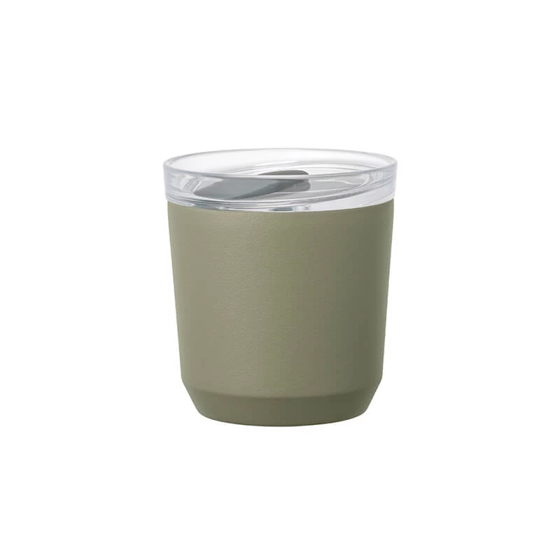 Kinto To-Go Tumbler 240 Ml Mit Stöpsel Khaki 3 Kinto To-Go Tumbler 240 Ml Mit Stöpsel Khaki