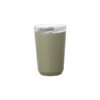 Kinto To-Go Tumbler 360 Ml Mit Stöpsel Khaki -Ausgewählte Geschäfte Für Kaffeebedarf 105563 105563 kinto togotumbler 360ml with plug khaki 1